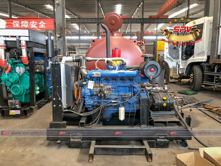 6,000 Liters Combined Vacuum Jetting Tank Body - Front