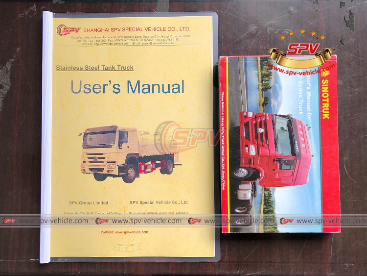 15,000 Litres Stainless Steel Water Tank Truck - Manual