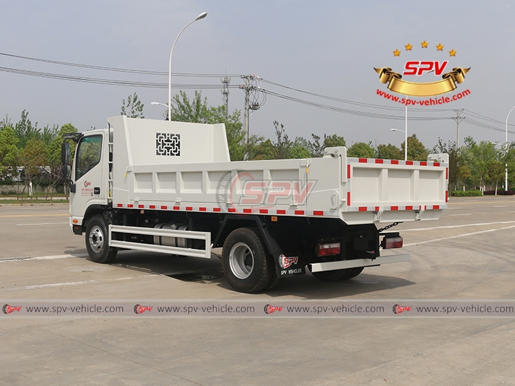 3 Tons Dumping Truck JAC - Rear Left