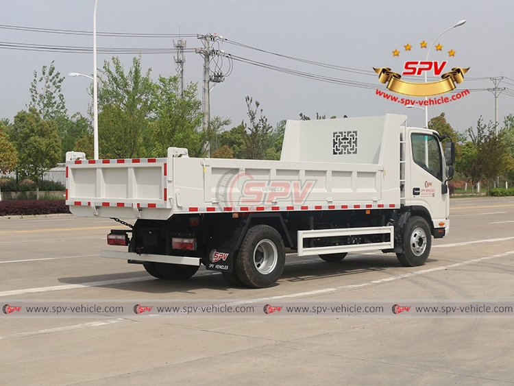 JAC 3 Tons Site Dump Truck - Rear Right