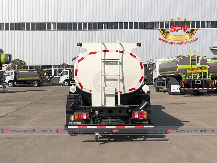 Sinotruk 5,000 Litres Fuel Tank Truck - Rear