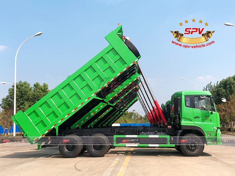 6 Units of 20 CBM Garbage Dump Truck DONGFENG - Right