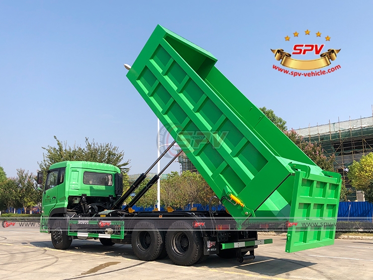 DONGFENG 20 CBM Hook Loader Trash Truck - Rear Left