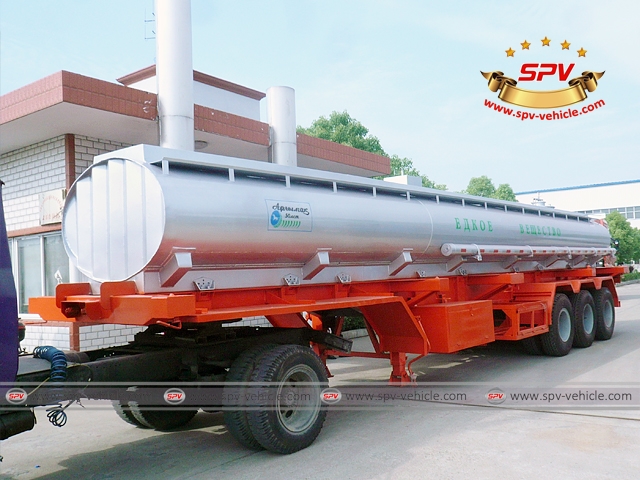 SPV 20,000 Liters Fuel Tank Semitrailer - Front Left