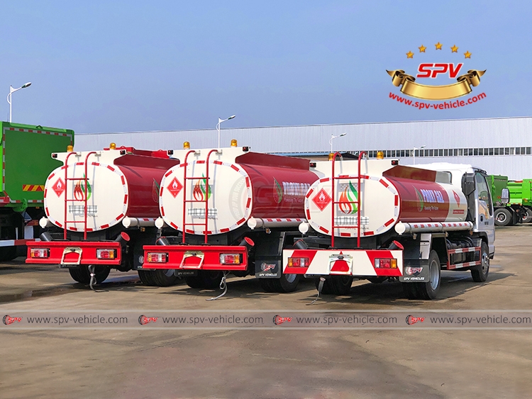 3 Units of 4,000 Litres Fuel Tank Trucks ISUZU to Djibouti - Rear Right