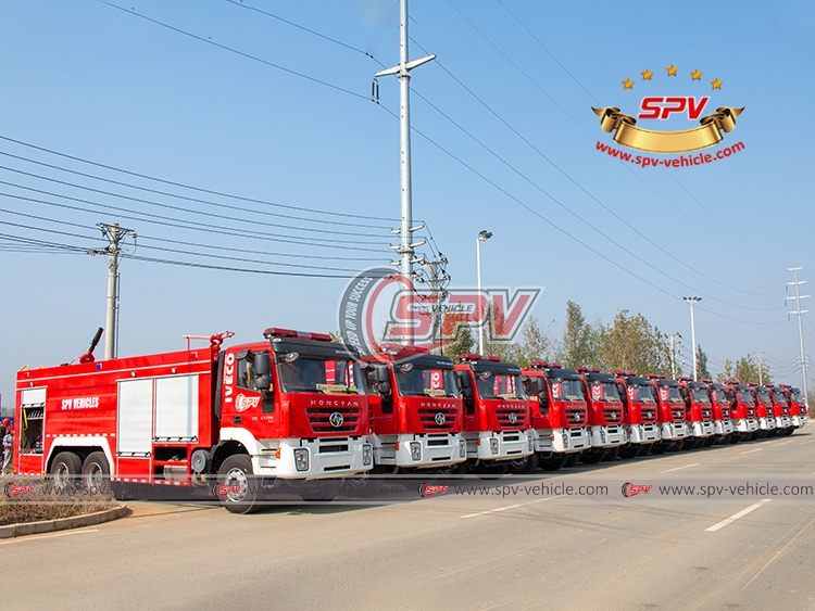 13 Units of Dry Powder Fire Trucks IVECO to Africa