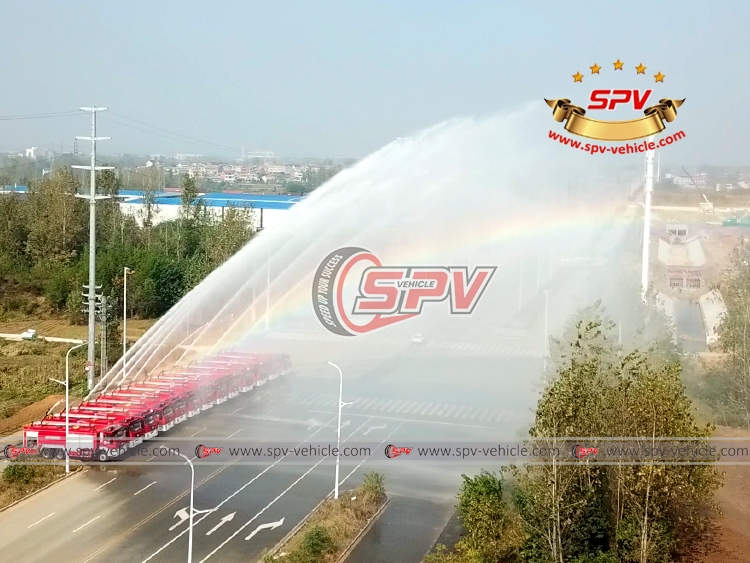 13 Units of Water Fire Trucks IVECO Sparying Water Test