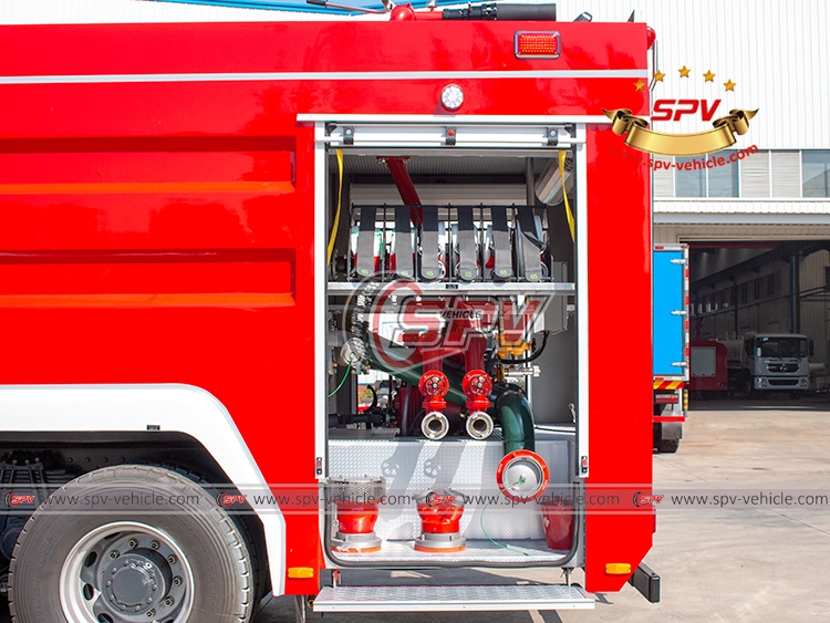 Fire Emergency Truck IVECO - Rear Left Accessories Box