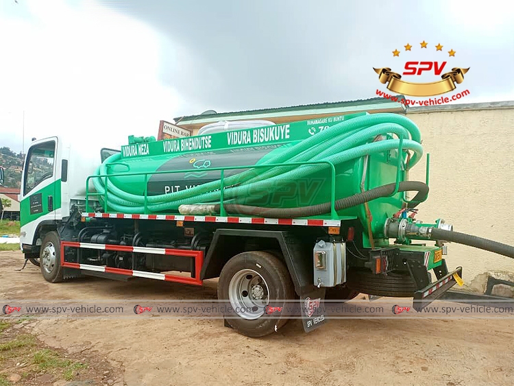 5,000 Litres Honey Suction Truck ISUZU - In Rwanda