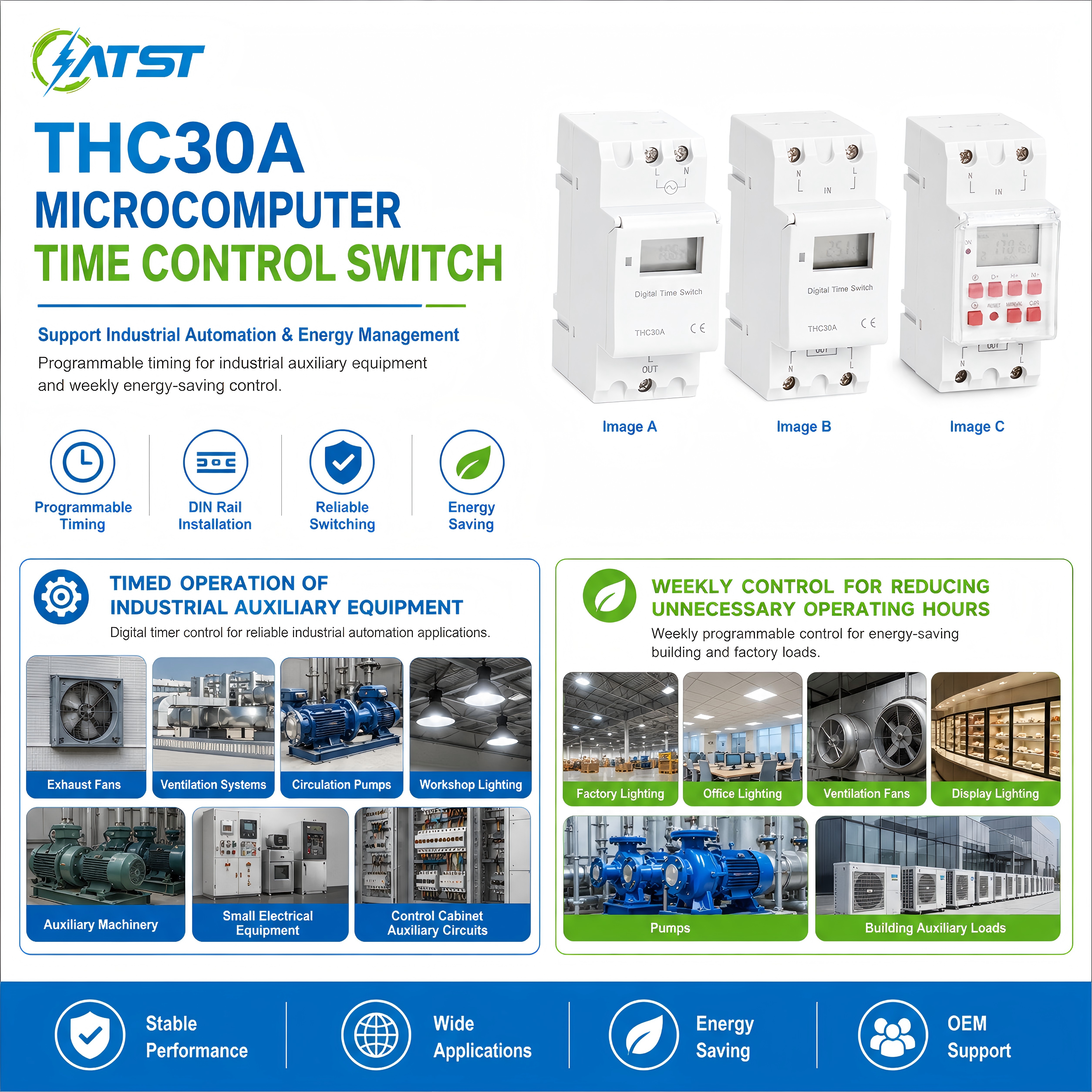 Microcomputer Time Control Switch