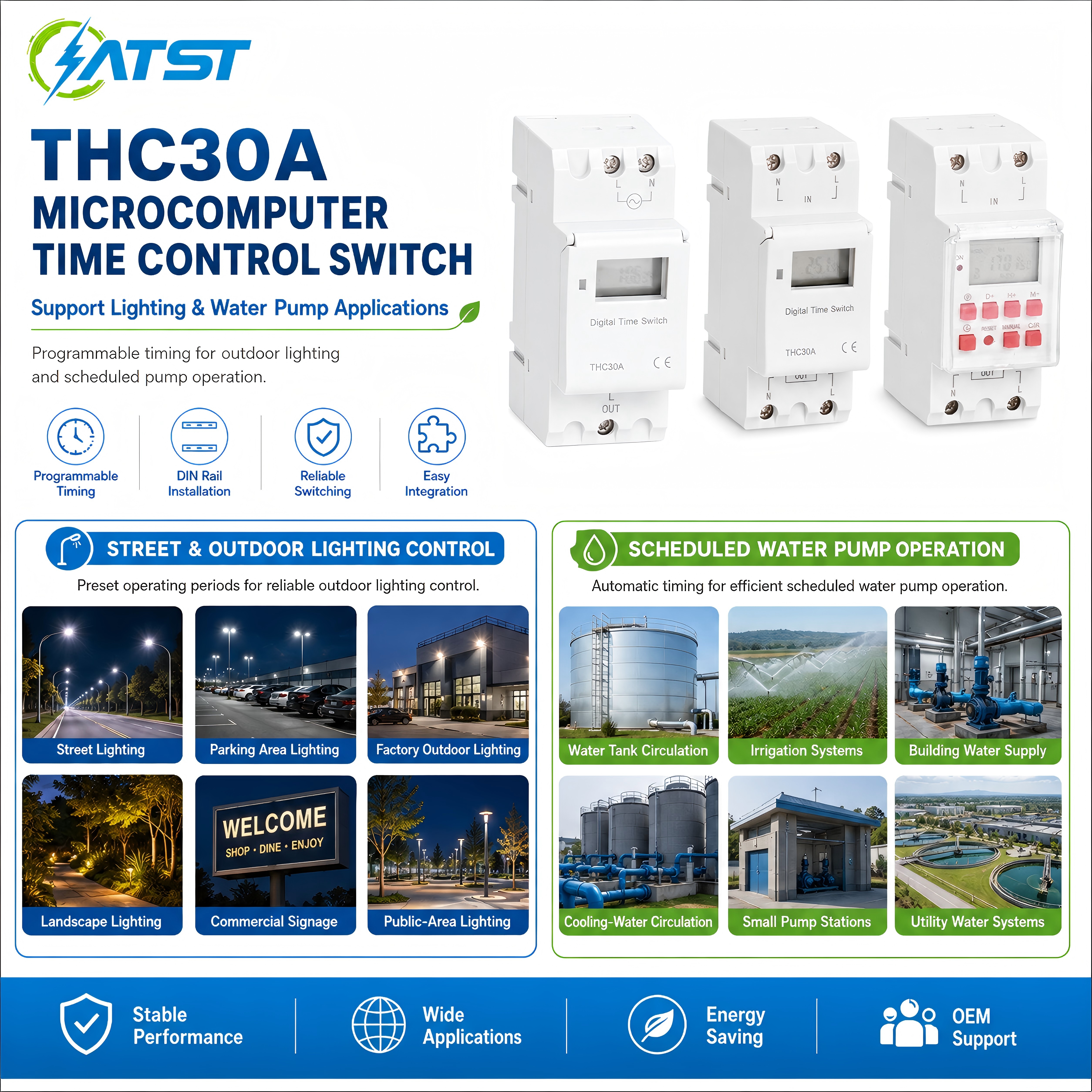 Microcomputer Time Control Switch
