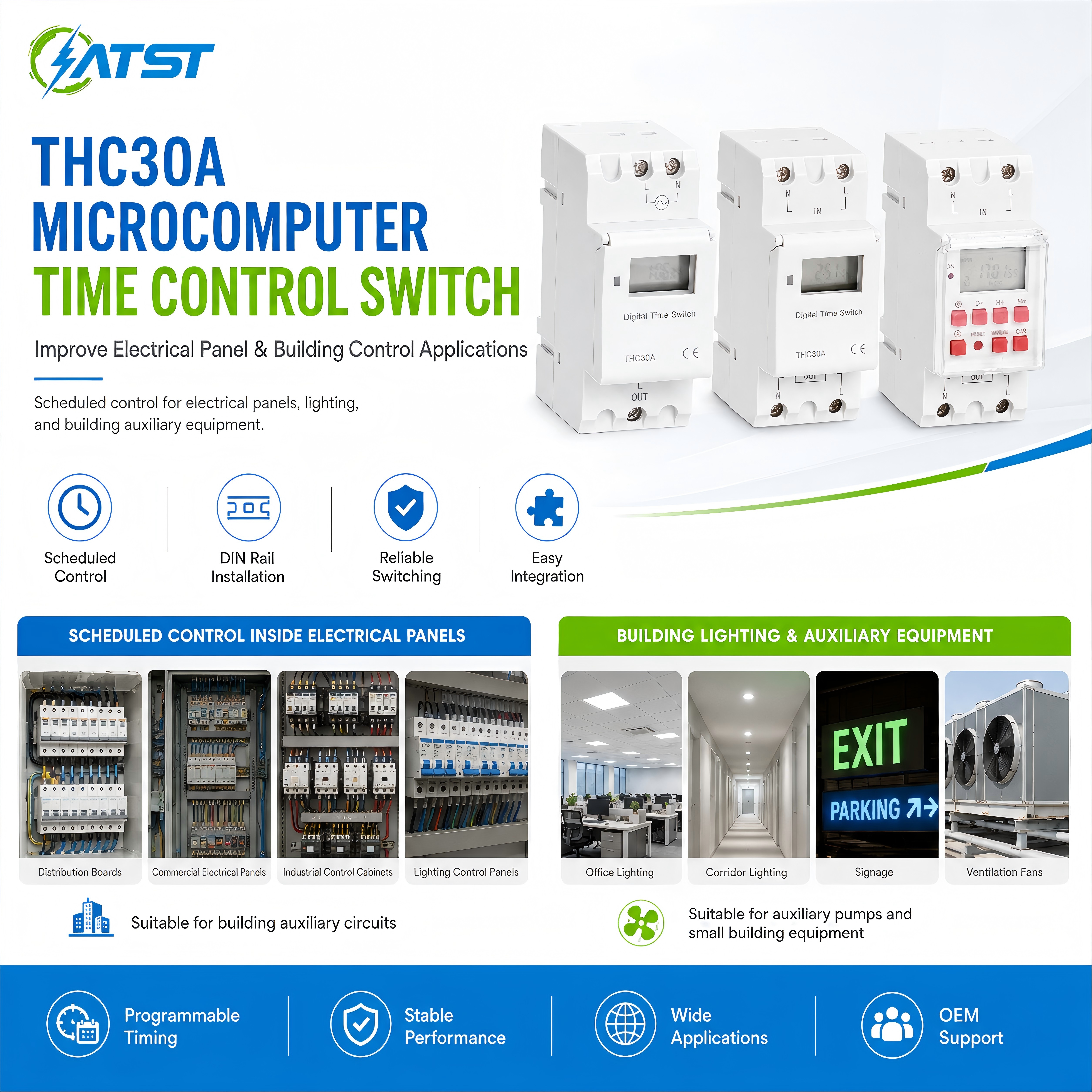 Microcomputer Time Control Switch