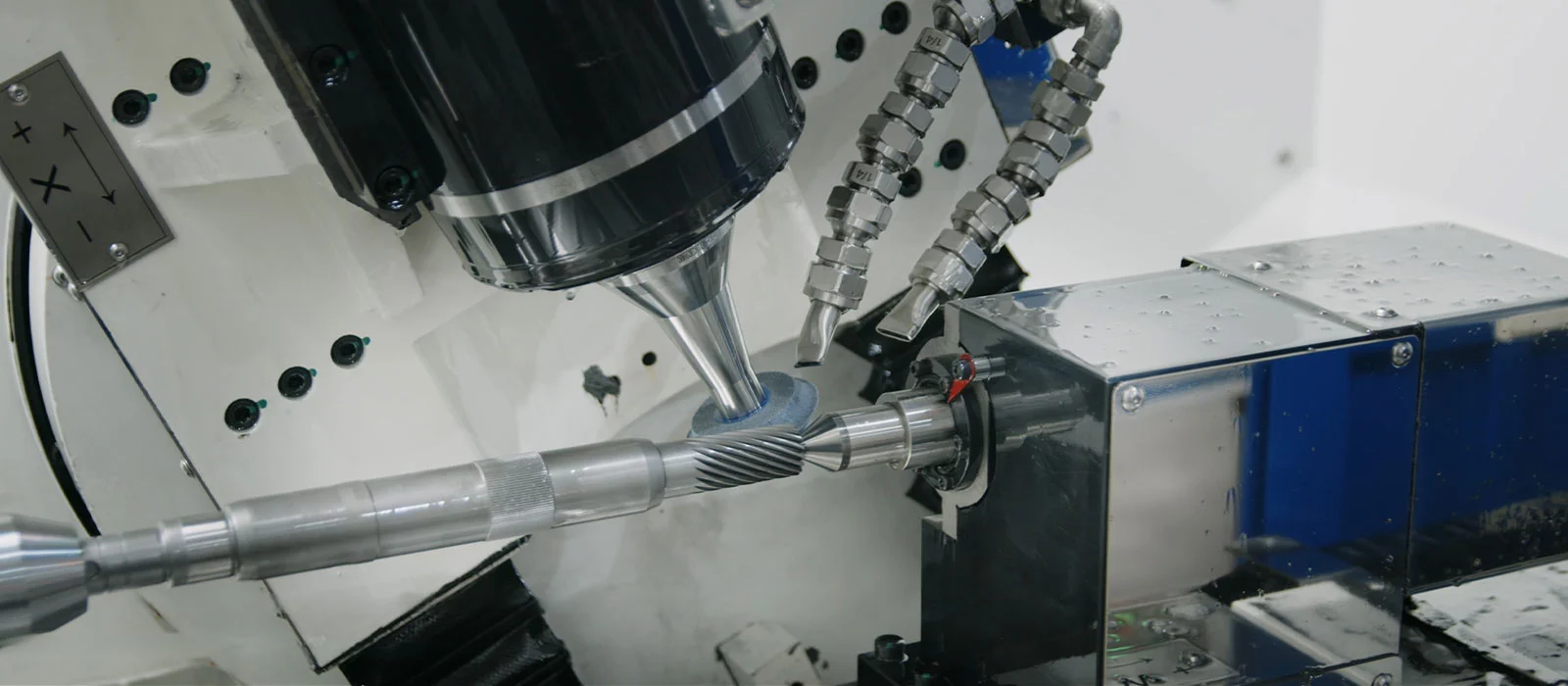 CNC machining and spline preparation for a custom spline shaft