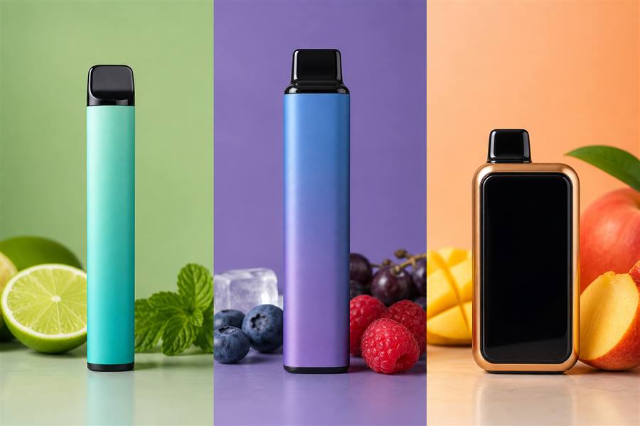 side by side disposable vape comparison for VAPES-AUS shoppers