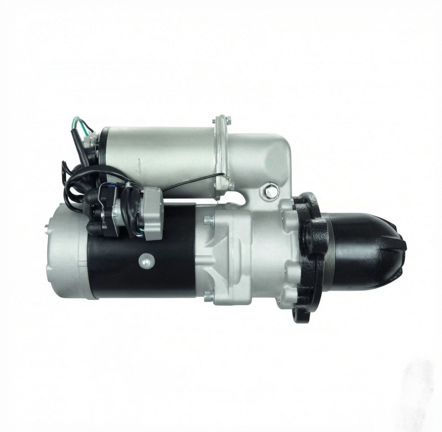 HX-0010 24V 7.5kW 12T starter motor replacement for KOMATSU, housing and drive end