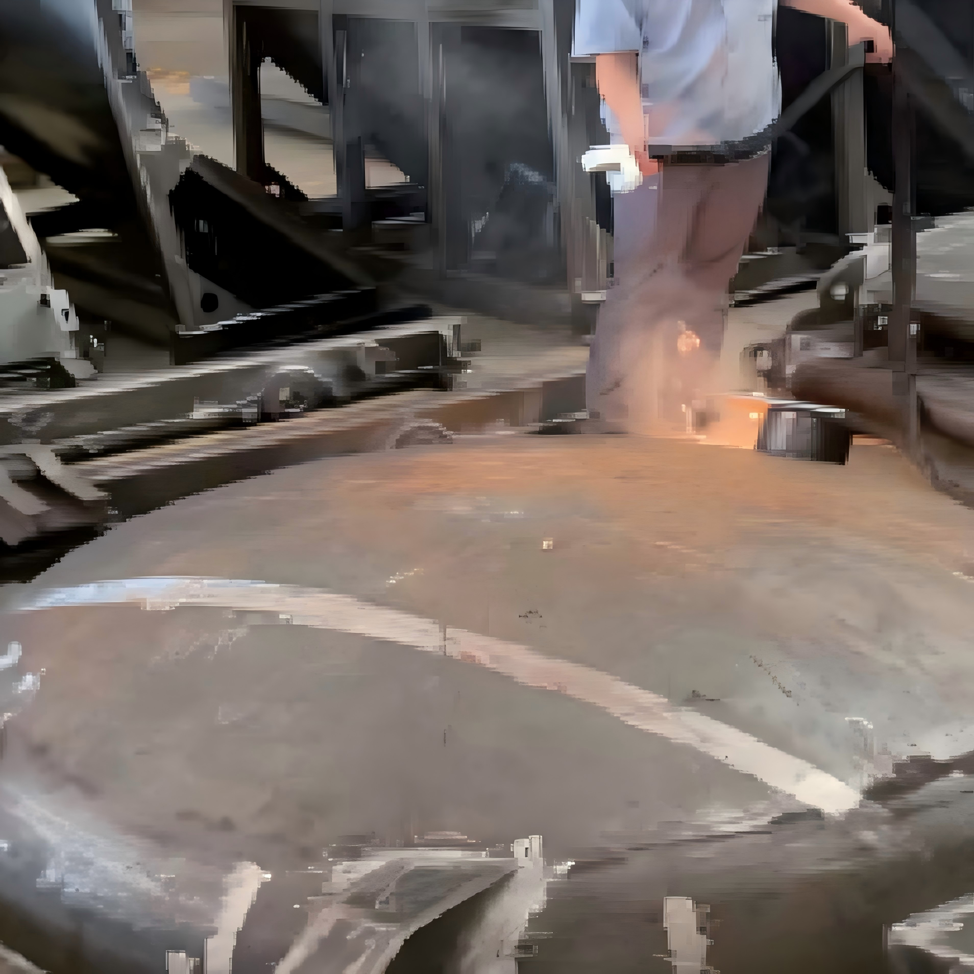 Steel structure rust removal