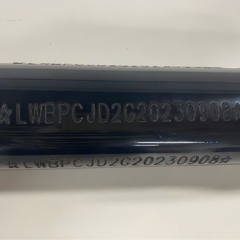 Character engraving on components