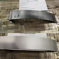 Titanium steel surfaces degreasing