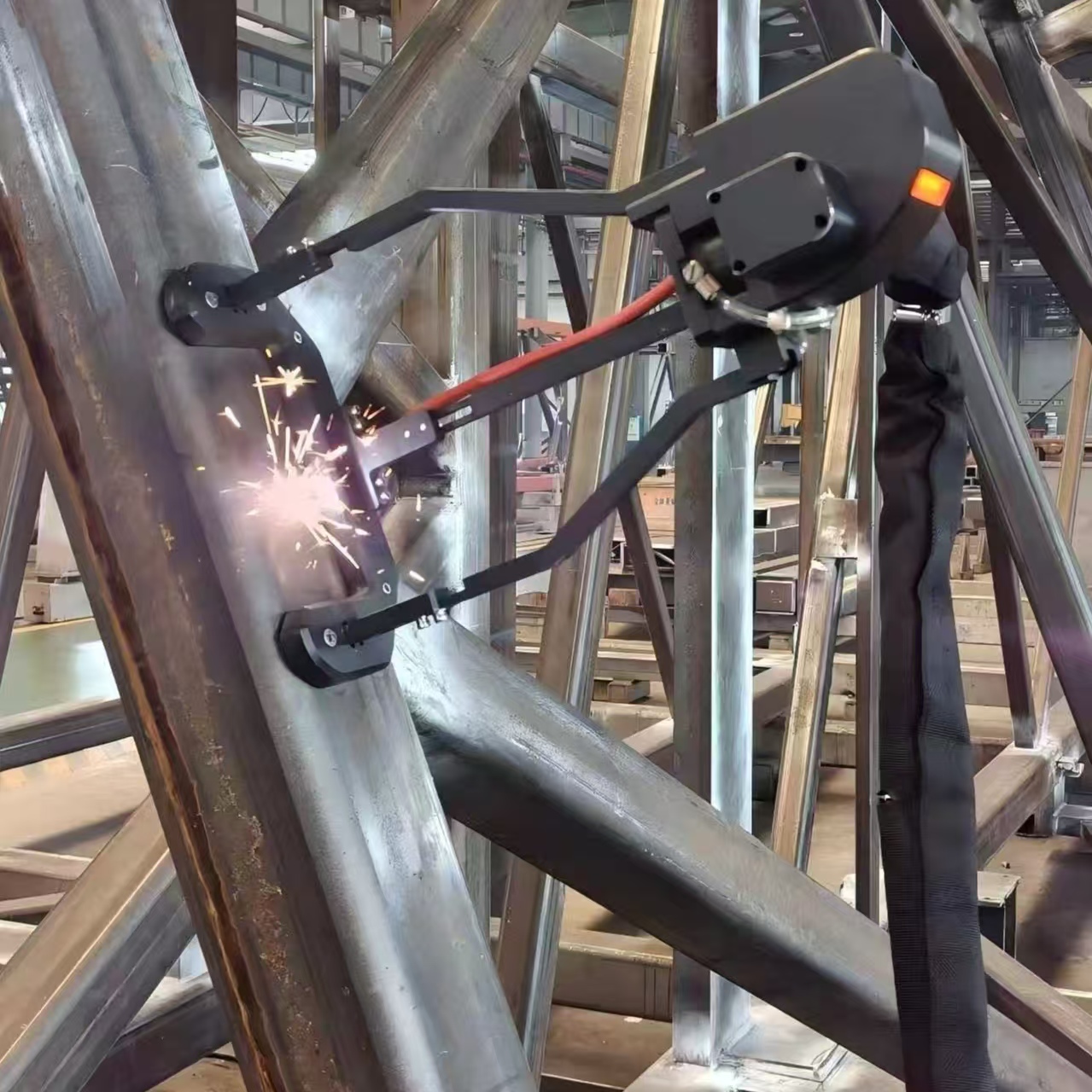 Tower crane structural components deep marking