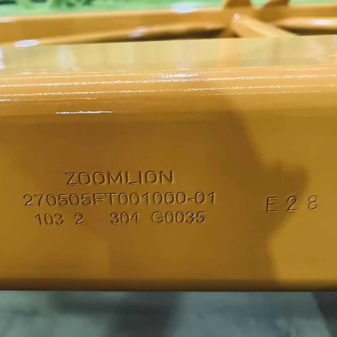 Spray painting after coding