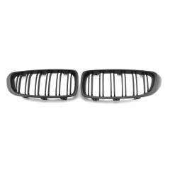 Double Slat Matte Black