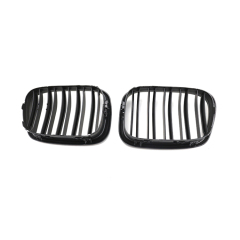 Double Slat Matte Black