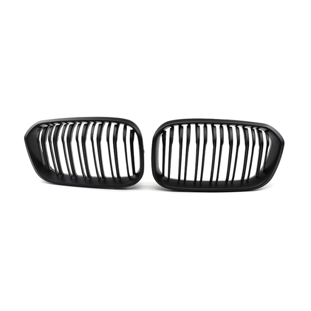 15-18 Matte Black Dual Slat