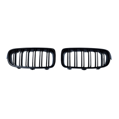Double Slat Glossy Black