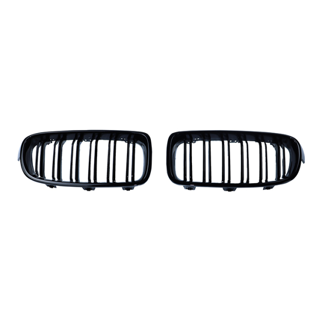 Double Slat Glossy Black