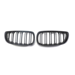 Double Slat Matte Black