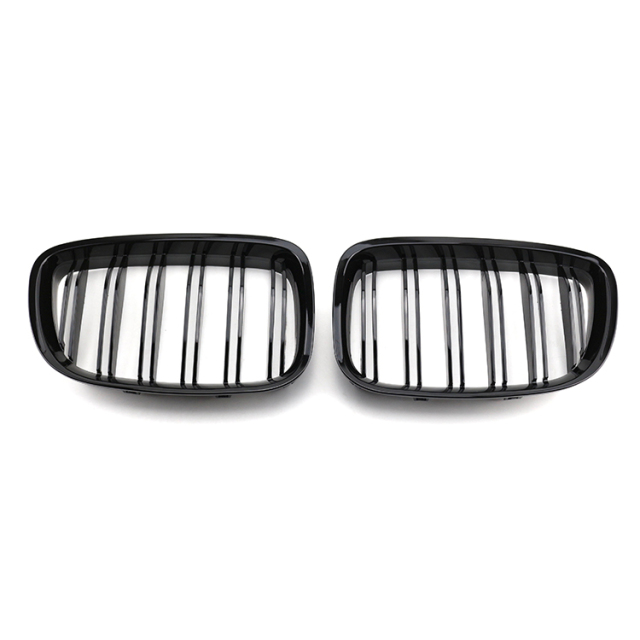 Double Slat Gloss Black