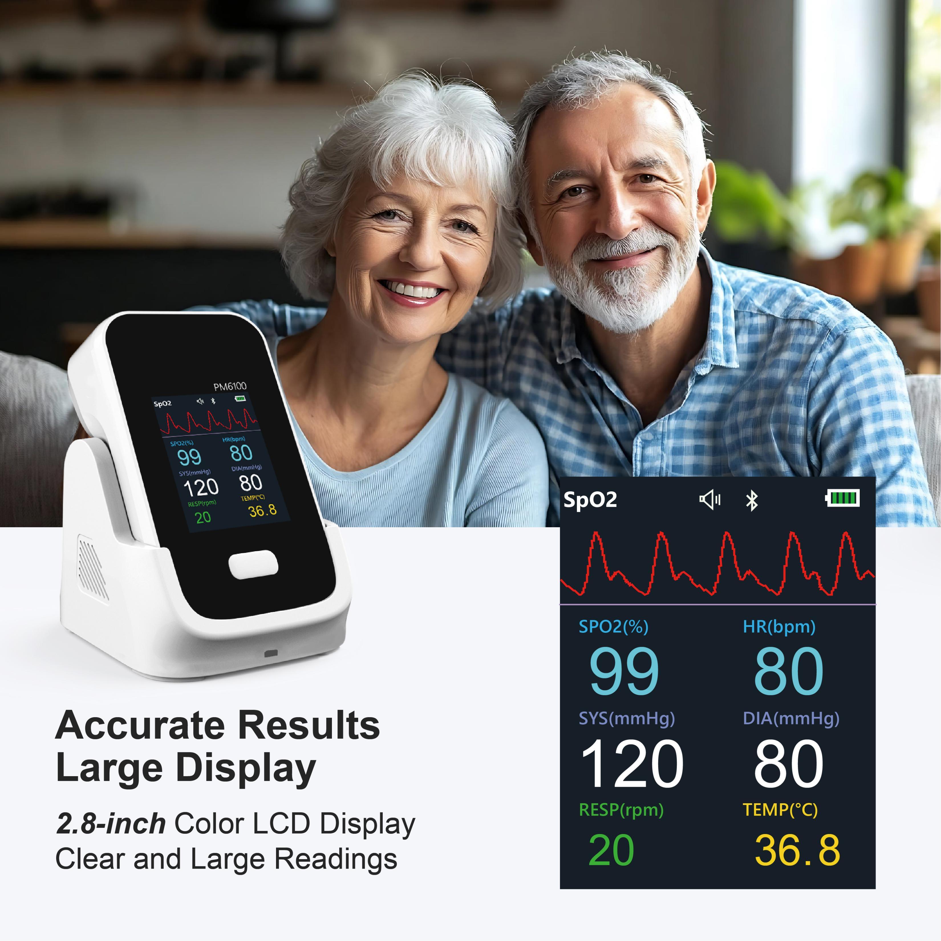 PM6100 patient monitor clinical product view