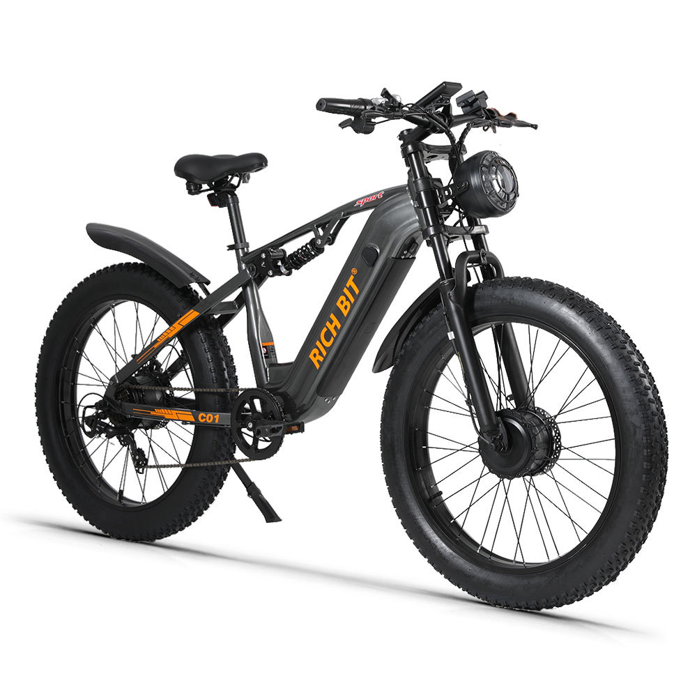 SUFUL C01 hydraulic disc brakes and rear suspension for long descents