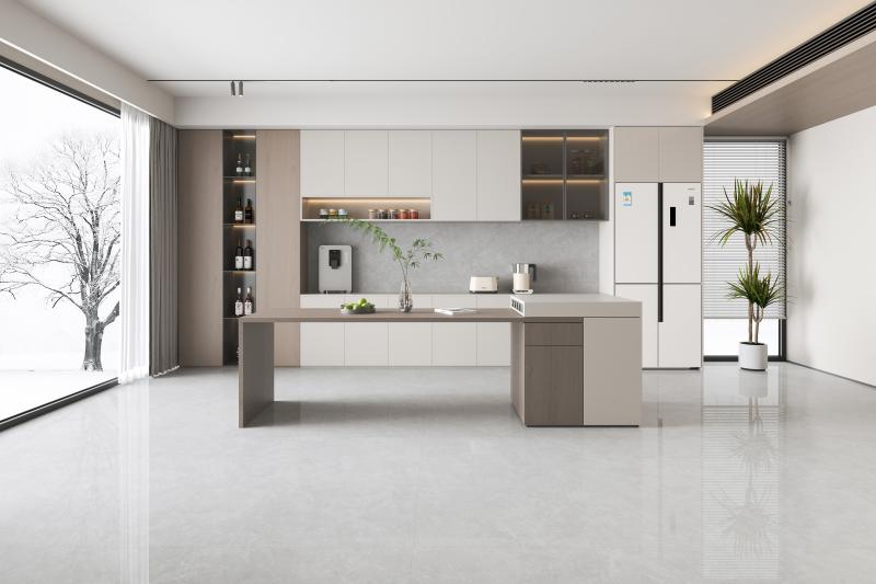 Tile leveling system in use