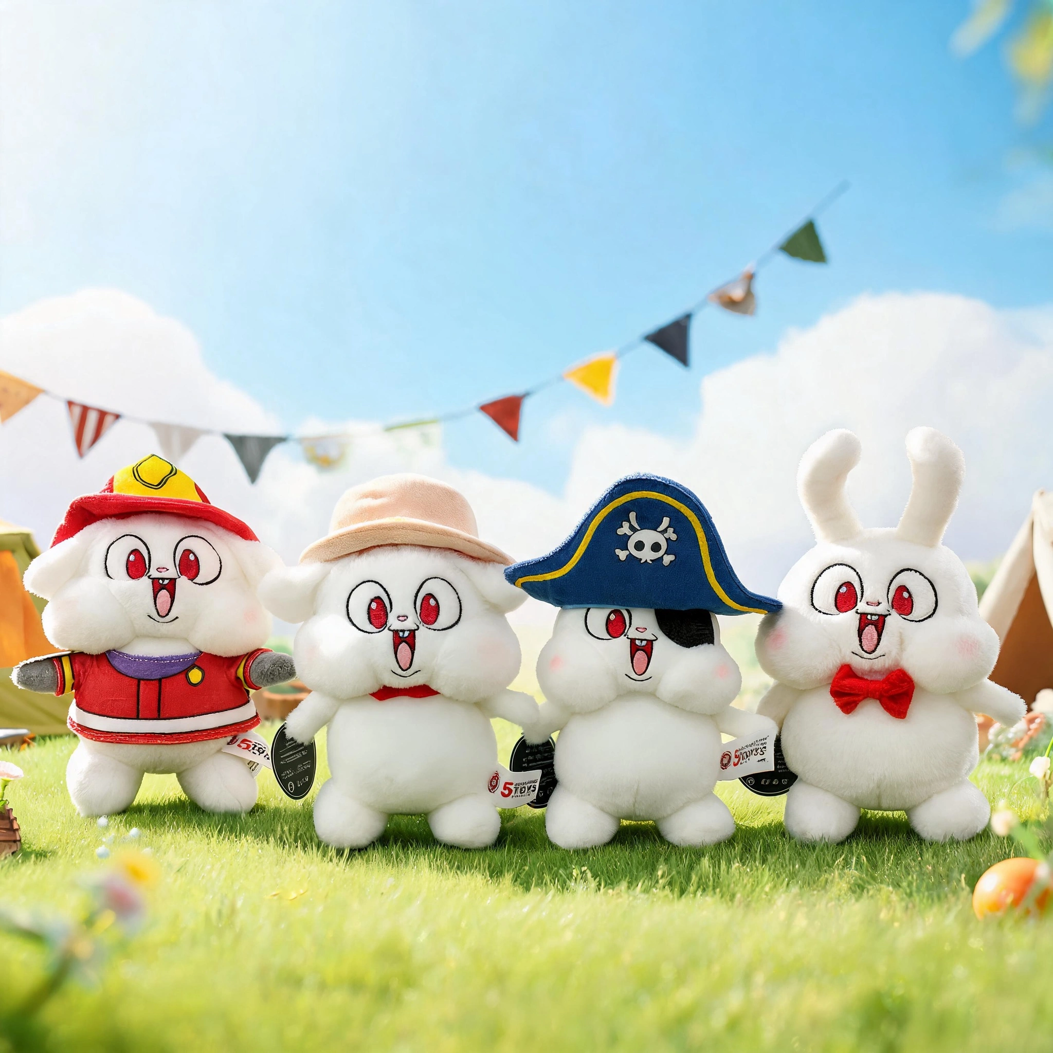 Rabbit Series (Faux Rabbit Fur),5 Toys,Rabbit Series (Faux Rabbit Fur)