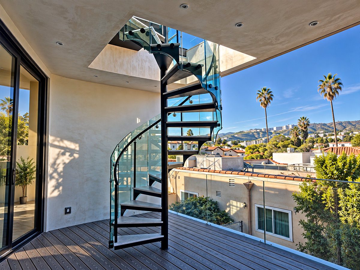 Standoff railing