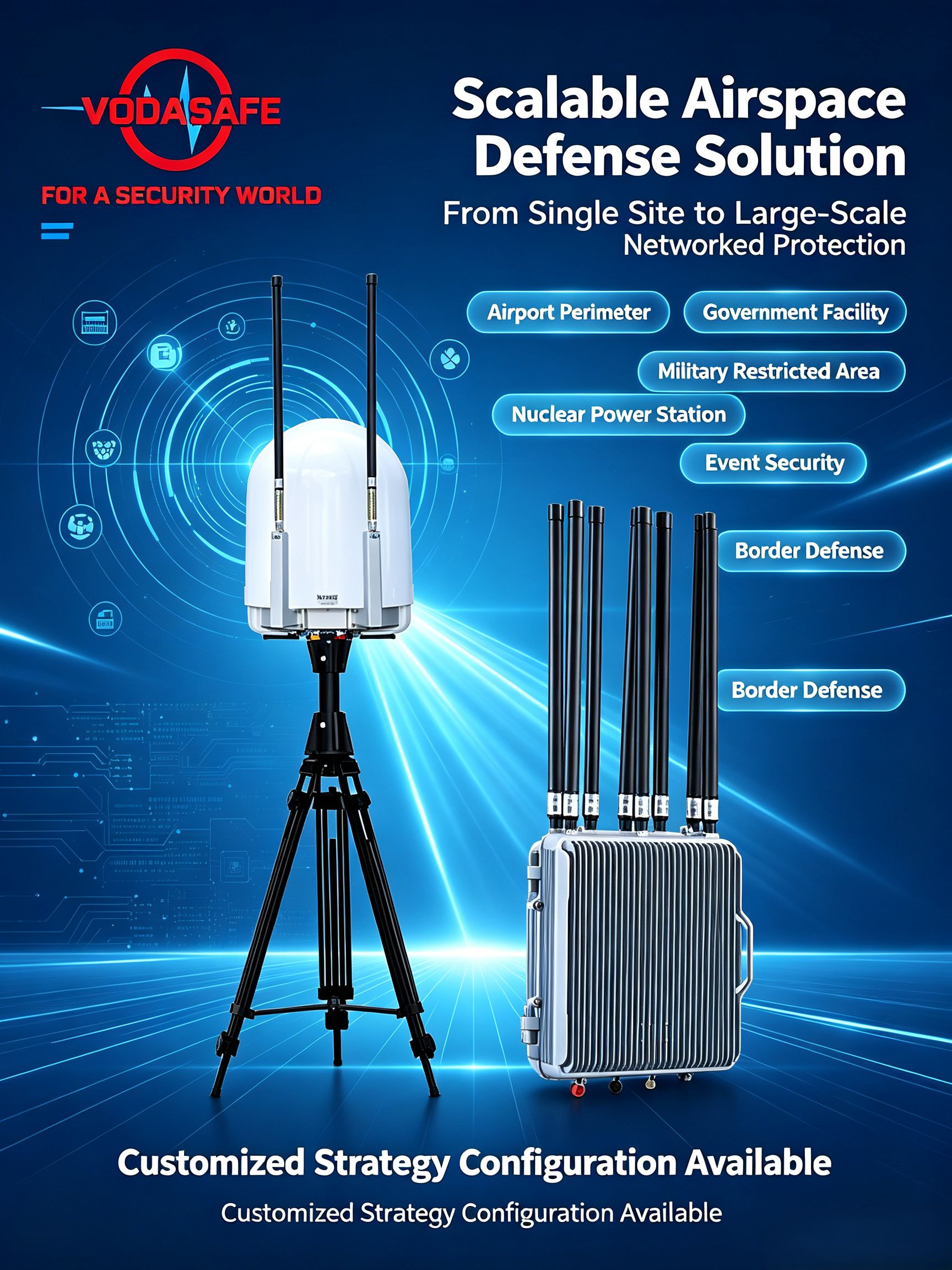 Counter UAV System vs-dr200 from vodasafe
