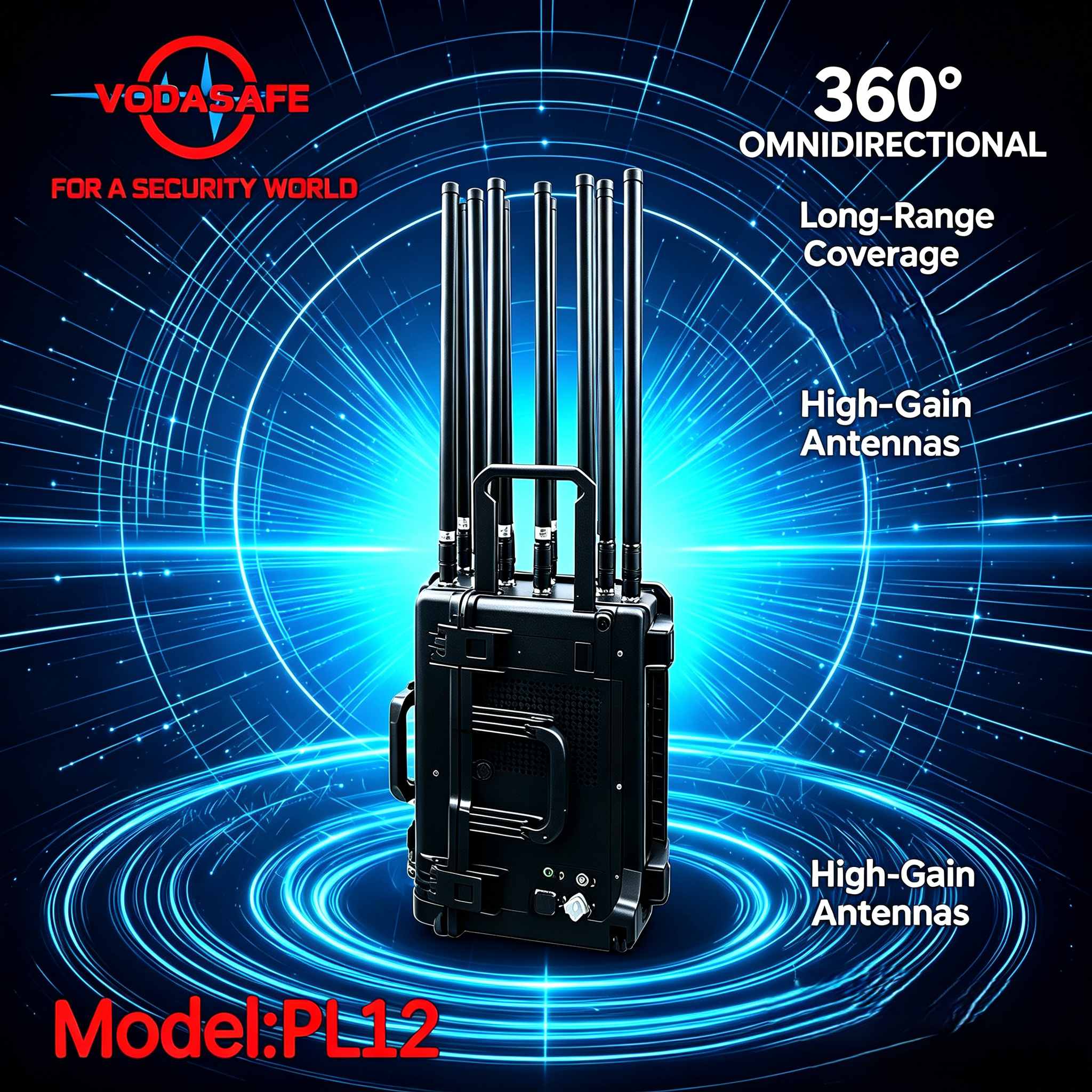 High Power Trolley Signal Jammer pl12 from vodasafe