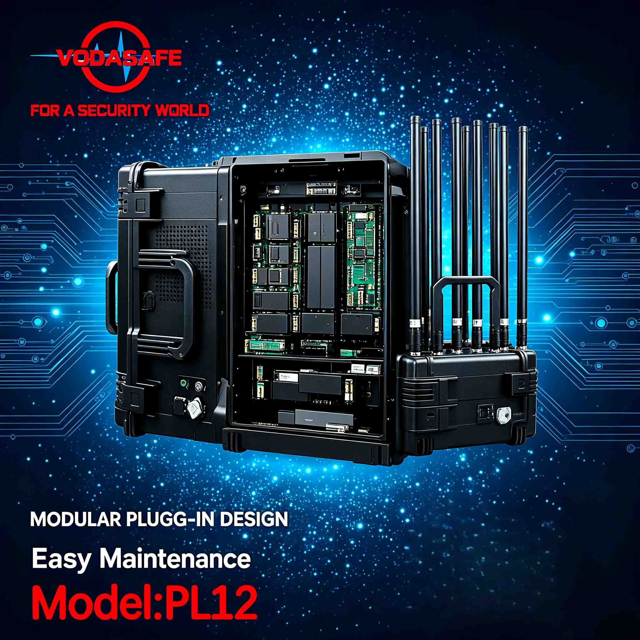 Heavy Duty Portable Trolley Jammer pl12 from vodasafe