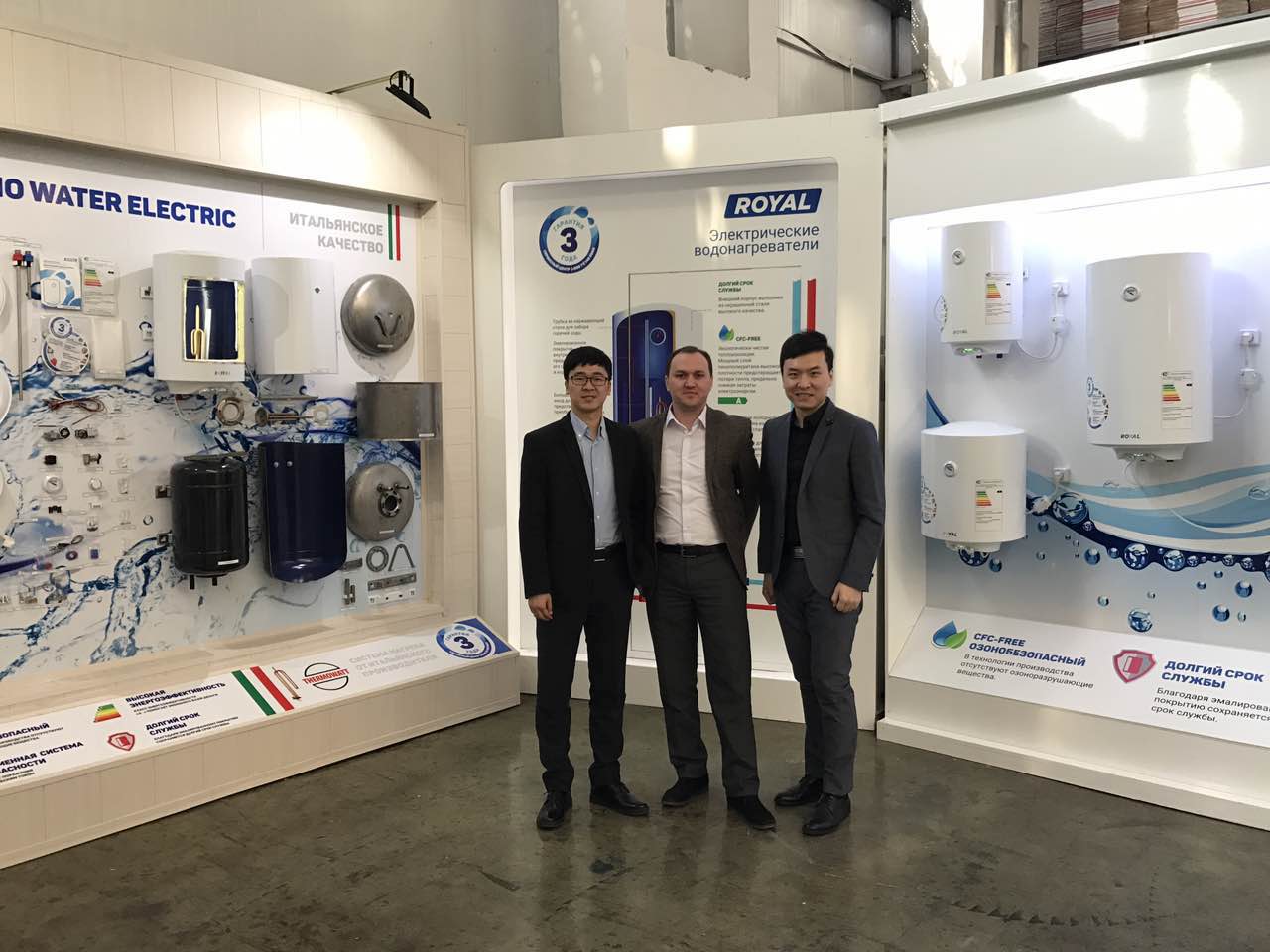 China first automated water heater production line export