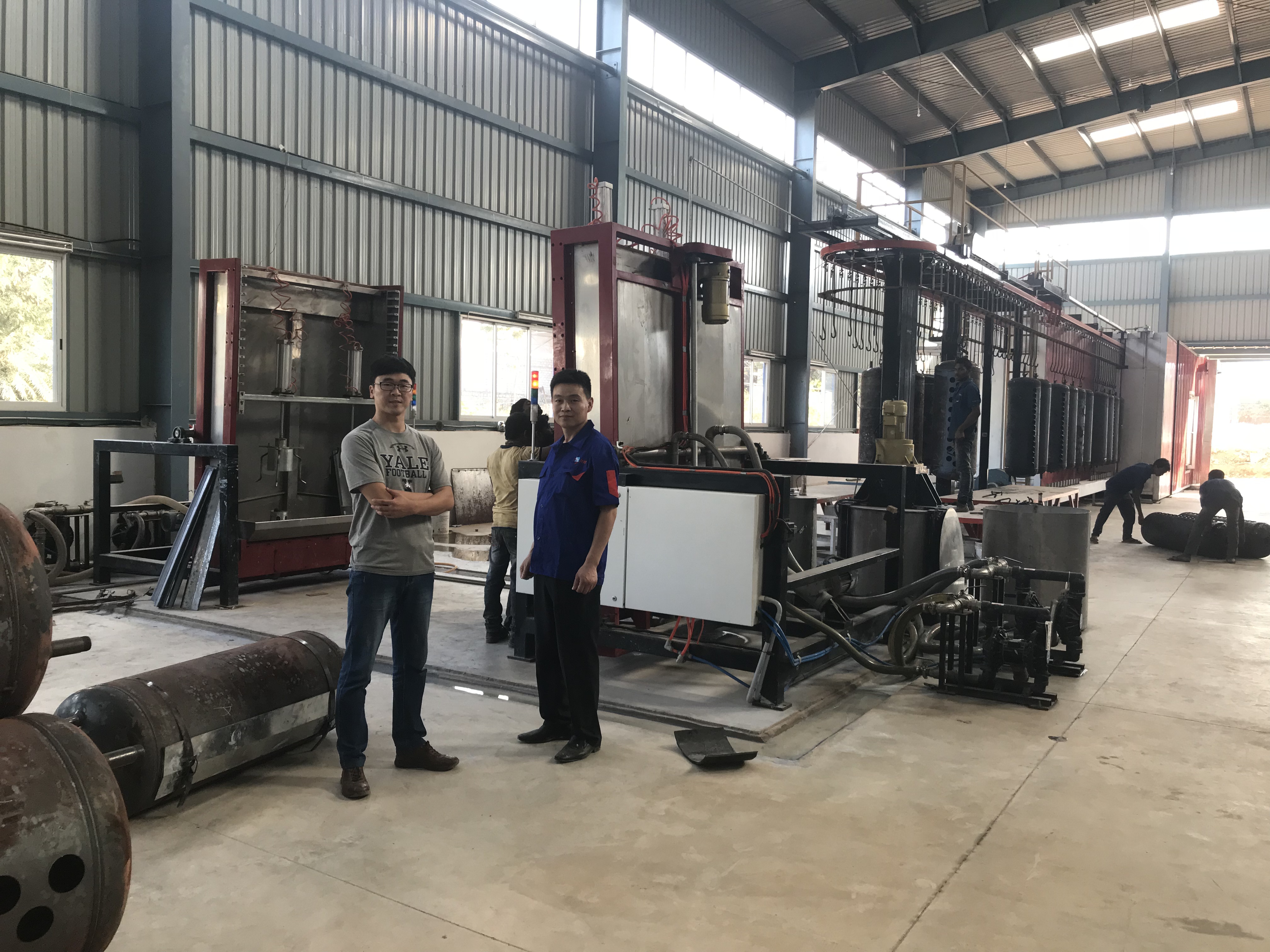India low pressure solar glass line