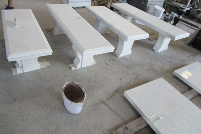 Chinese White Marble Table Chair Wholesale Dalei Stone white marble chair.jpg