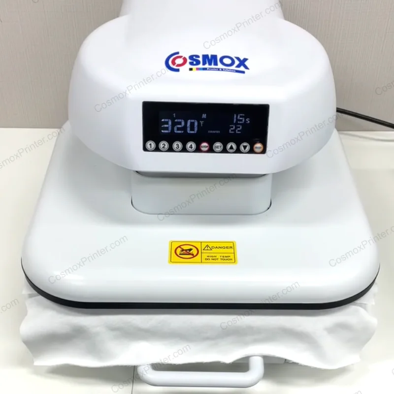 cosmox A3 size heating press machine heating press the film to tshirt