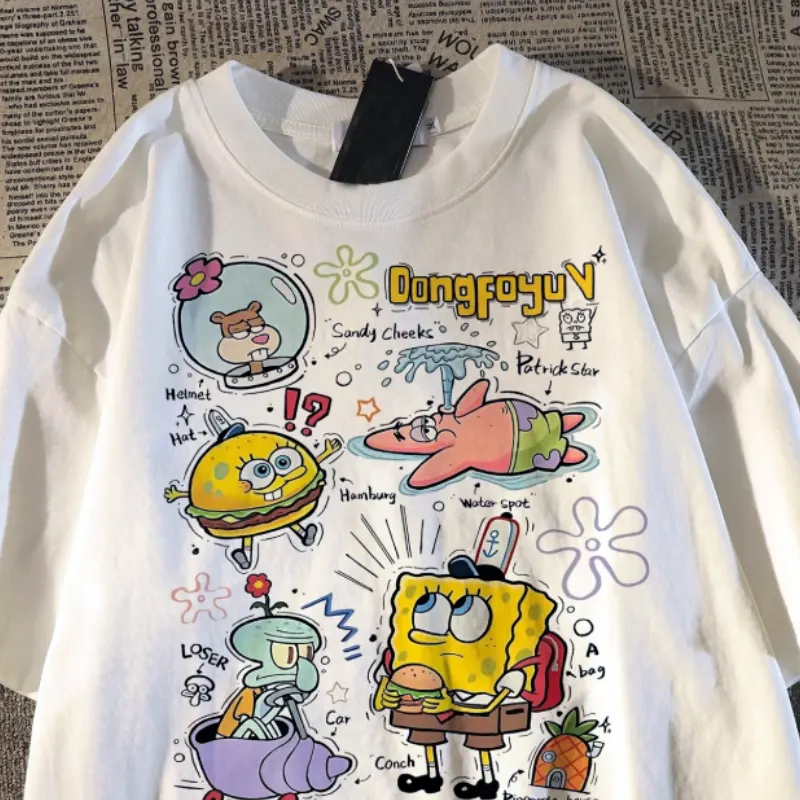 DTF t-shirt printing sample tshirt white shirt with color printing