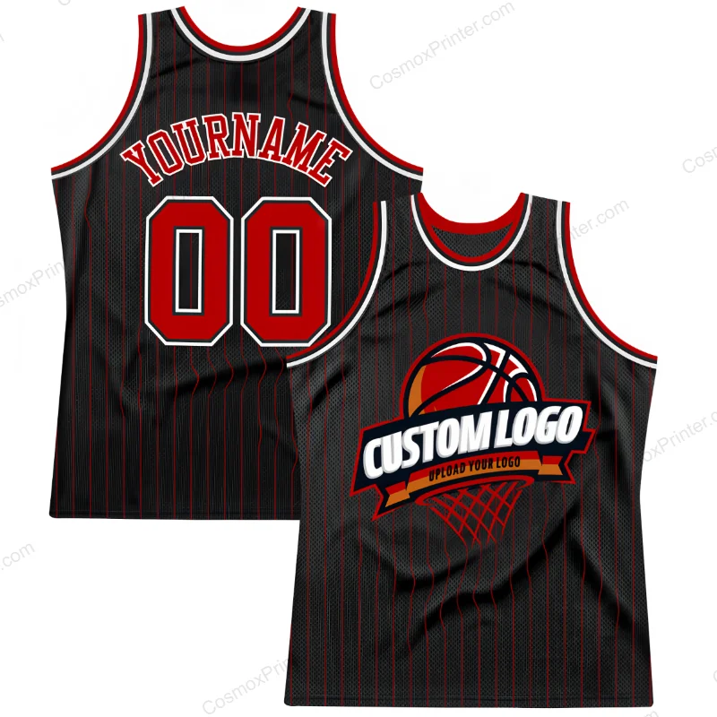 Sportswear & Jerseys black color base printed with colors