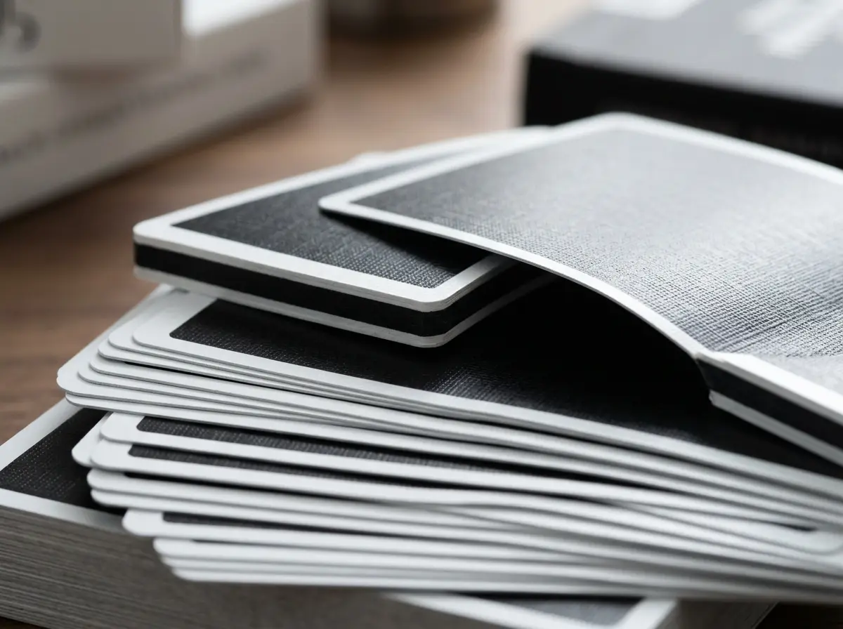 PVC playing cards surface texture supporting durable handling and artwork protection