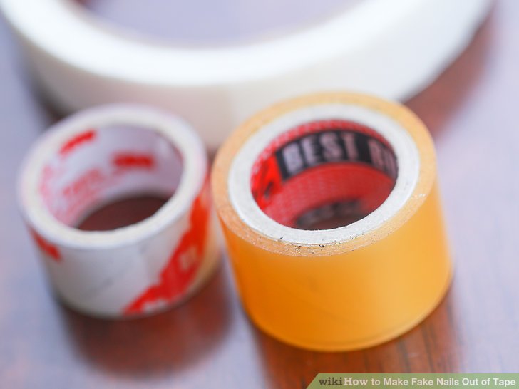How to Make Fake Nails Out of Tape
