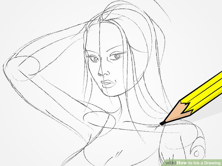 How to Ink a Drawing
