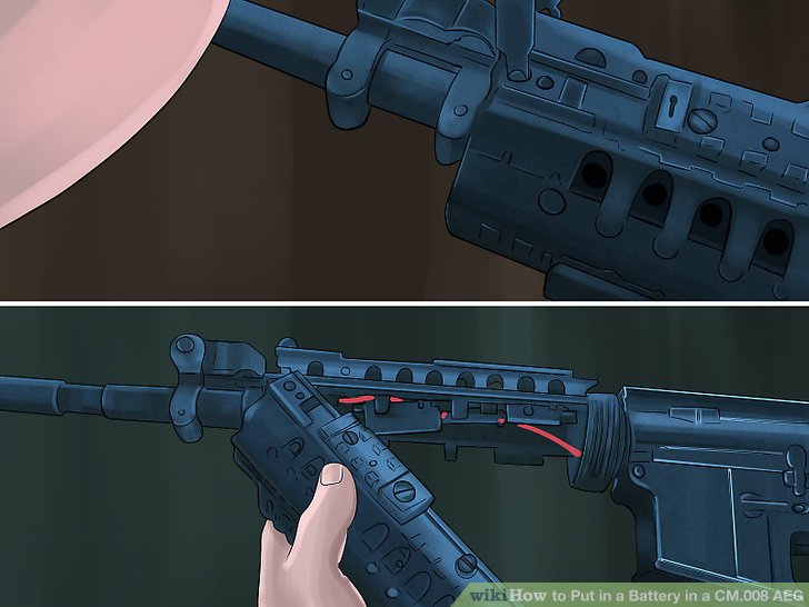 How to Put in a Battery in a CM.008 AEG