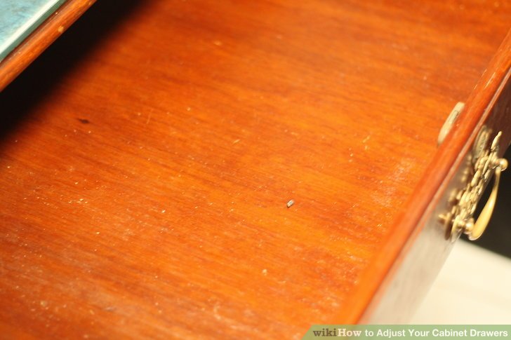 How to Adjust Your Cabinet Drawers